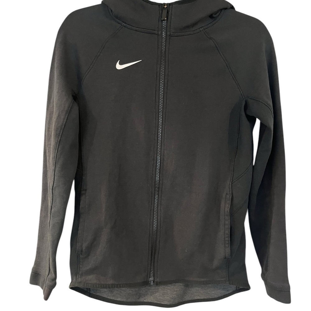 Nike Black and White Full Zip Hooded Jacket Womens Size Small - Picture 3 of 11